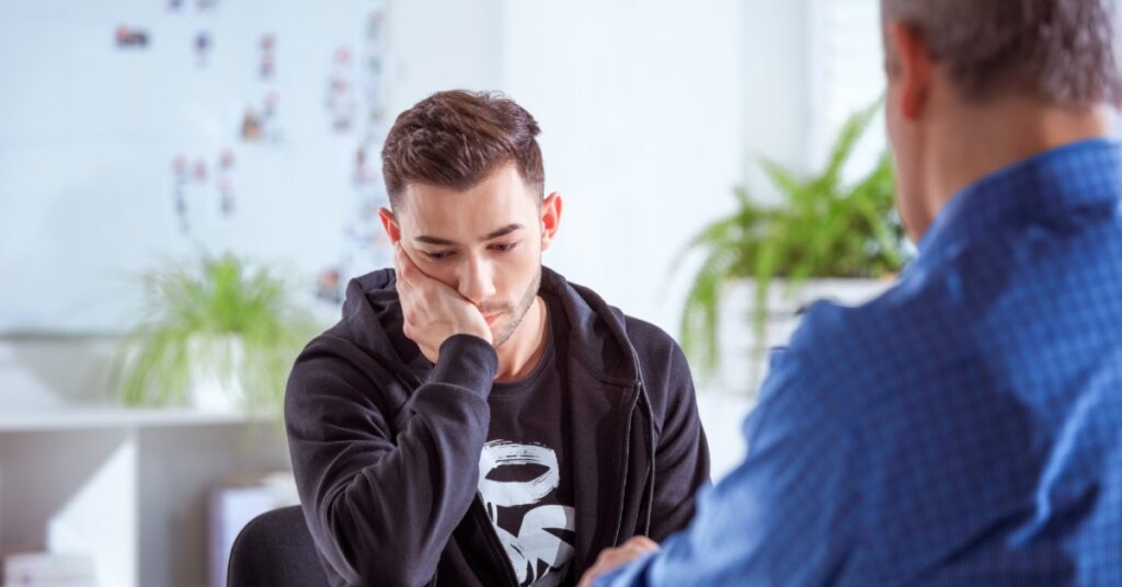talk to someone when you feel sad